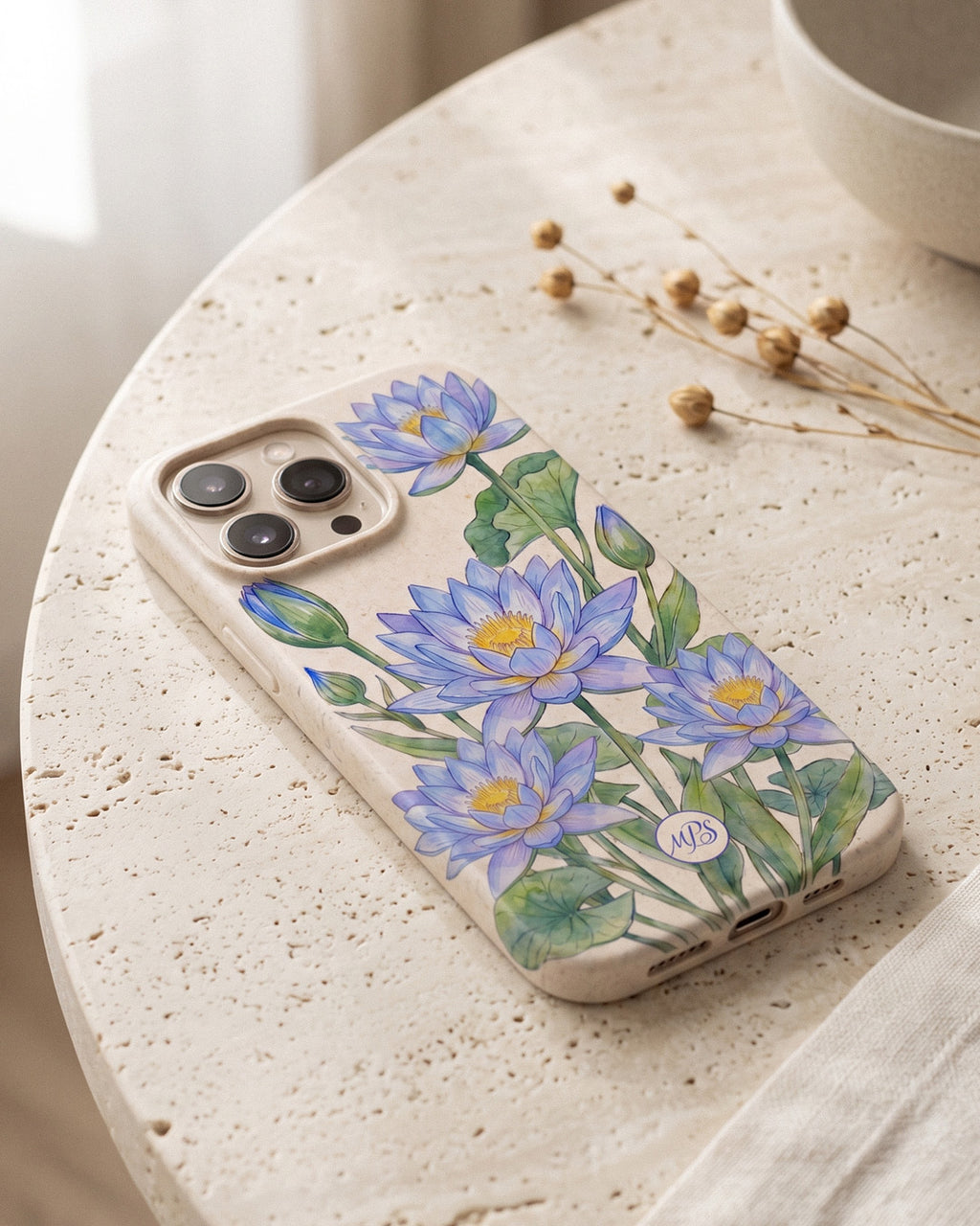 Blue Lotus Phone Case