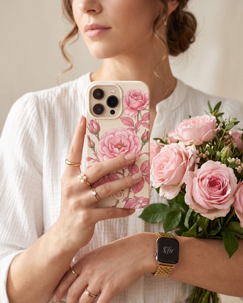 Pink Rose Phone Case