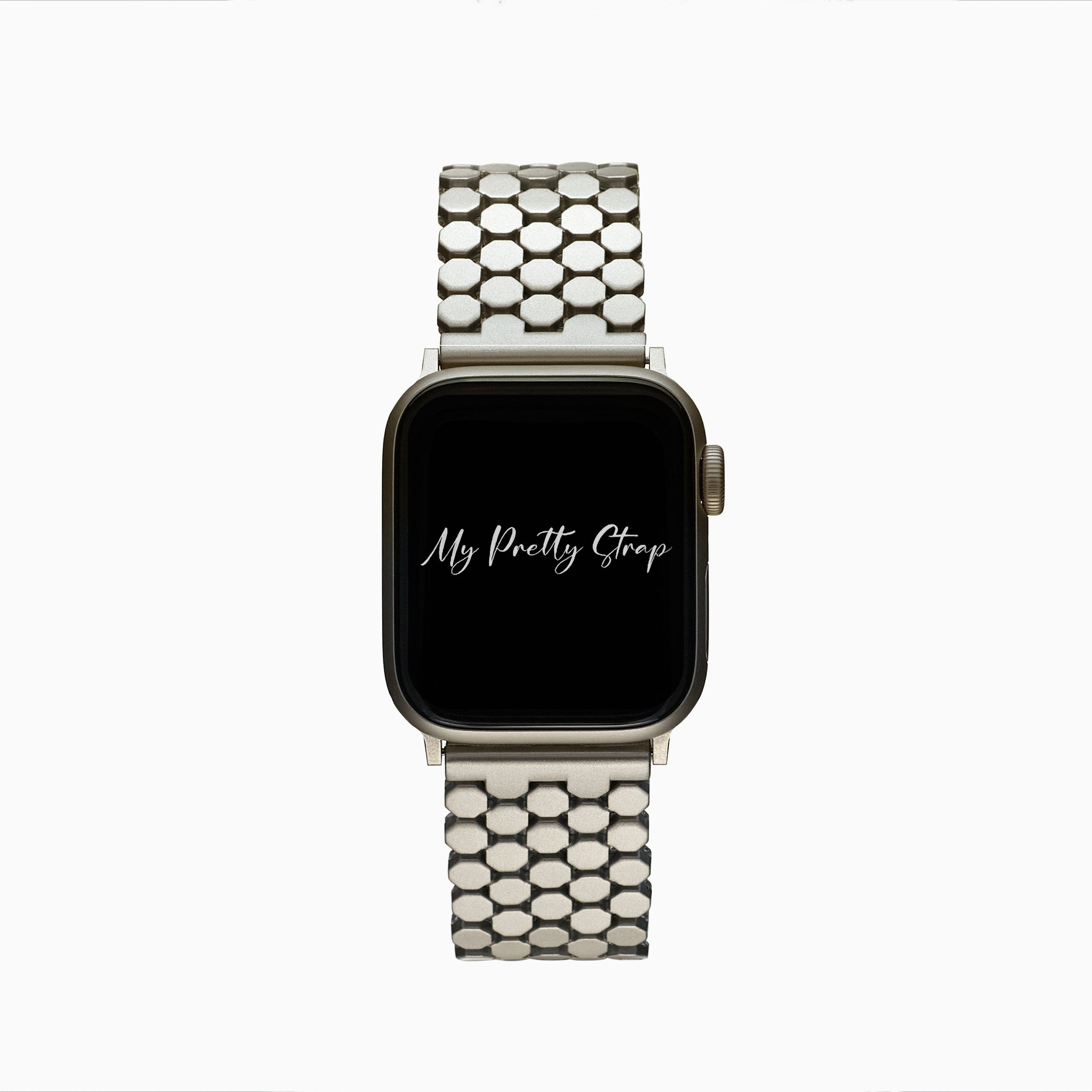 Honeycomb Stainless Steel Strap – Starlight